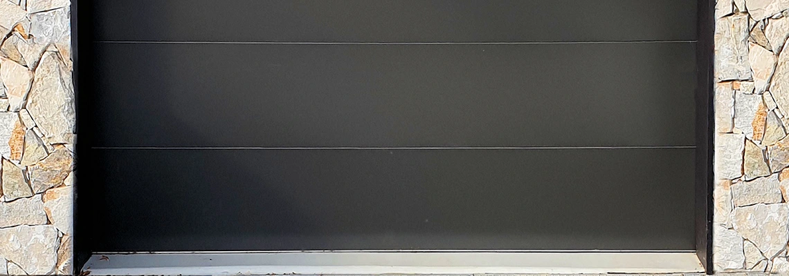 Overhead Black Garage Door Installation in Kitchener, Ontario
